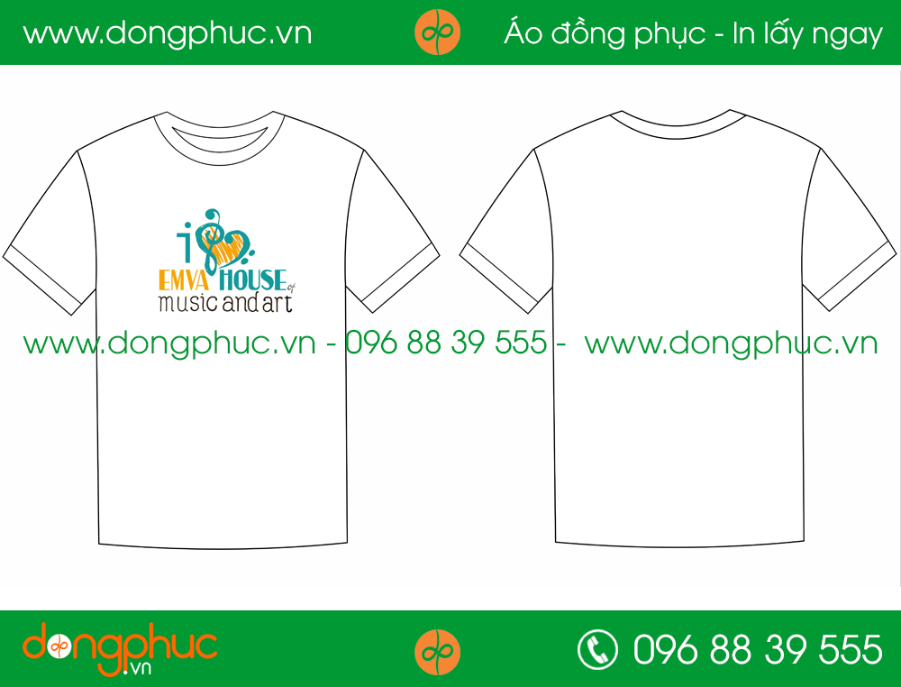 Áo phông đồng phục emva house